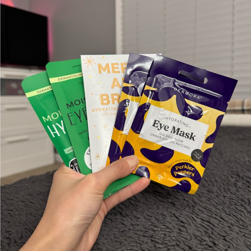 NEW Bundle of Under Eye Masks Brand Variety (Brightening, Toning, Hydrating)